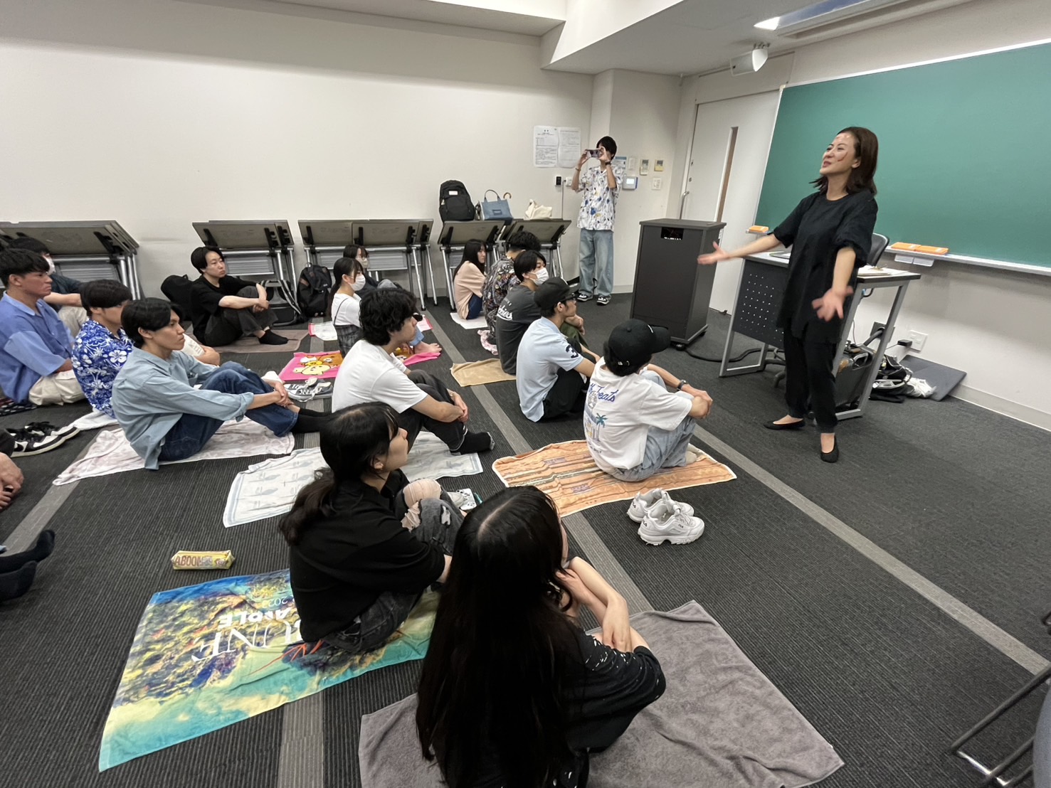 教室でのセッション風景