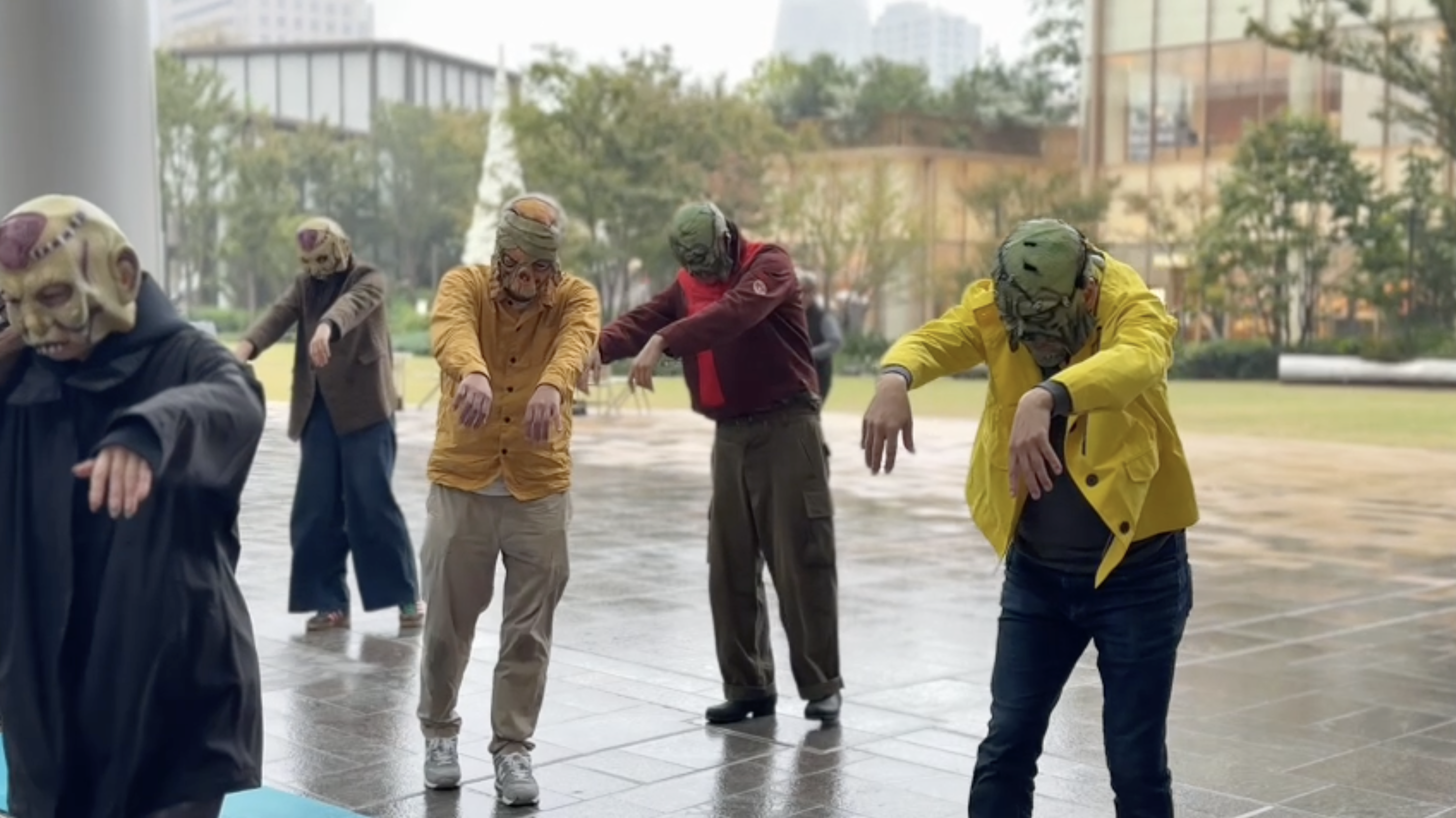 ゾンビウォークの様子